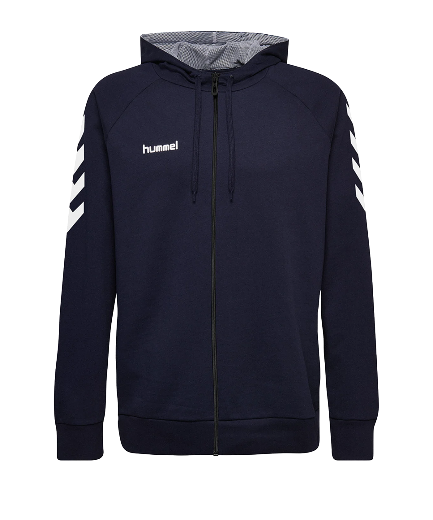Hummel Cotton Kapuzenjacke Kids Blau F7026