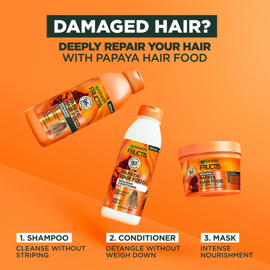 Garnier Fructis Hair Food Papaya Conditioner 350ml