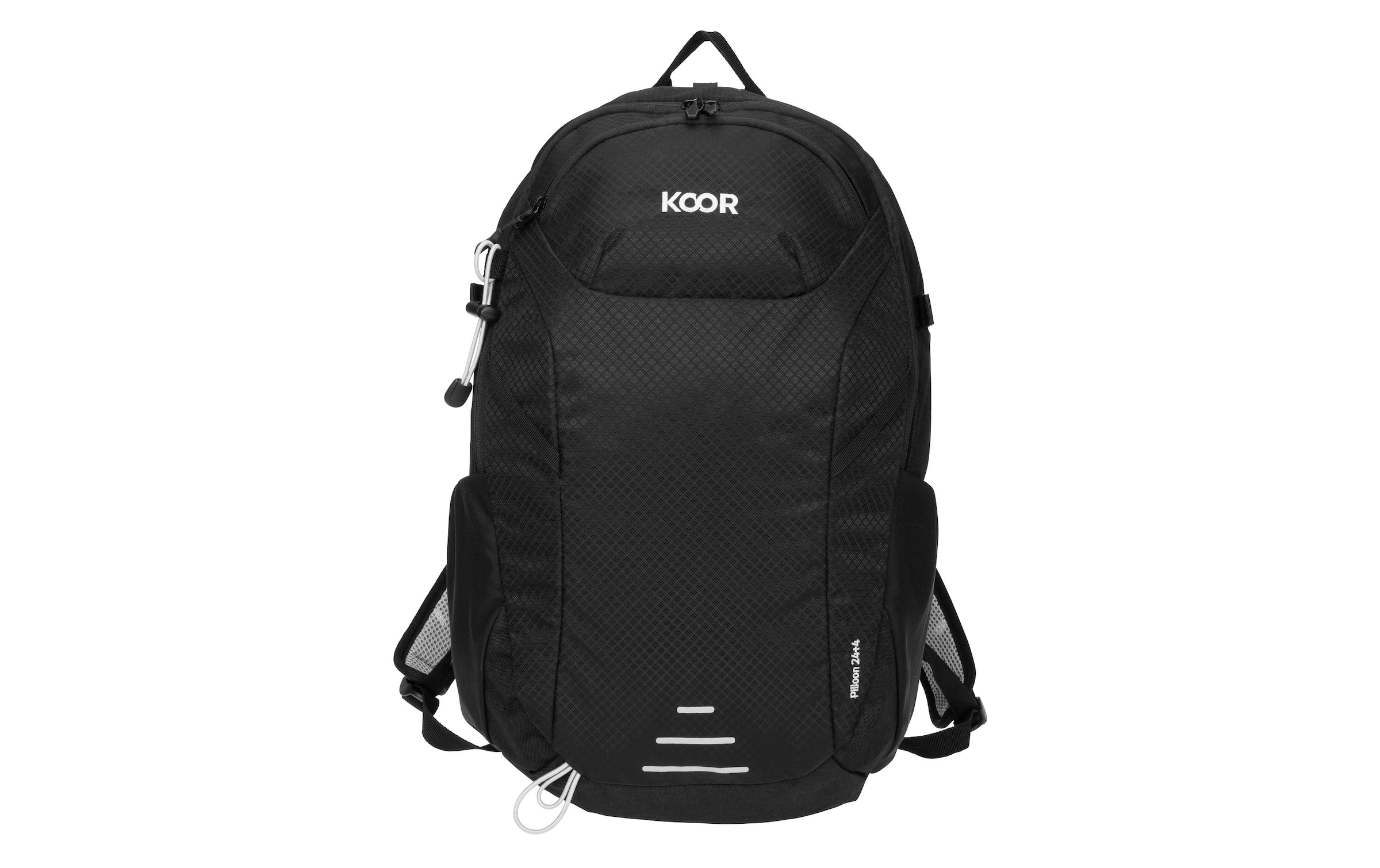KOOR Wanderrucksack »Pilloon 24 + 4 l, Schwarz«
