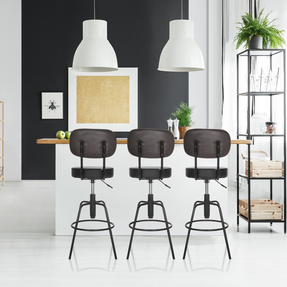 Barhocker DISC HIGH Kunstleder ohne Armlehnen hjh OFFICE