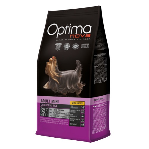 Ração Optima Nova Adult Mini para Cães com Sabor de Frango