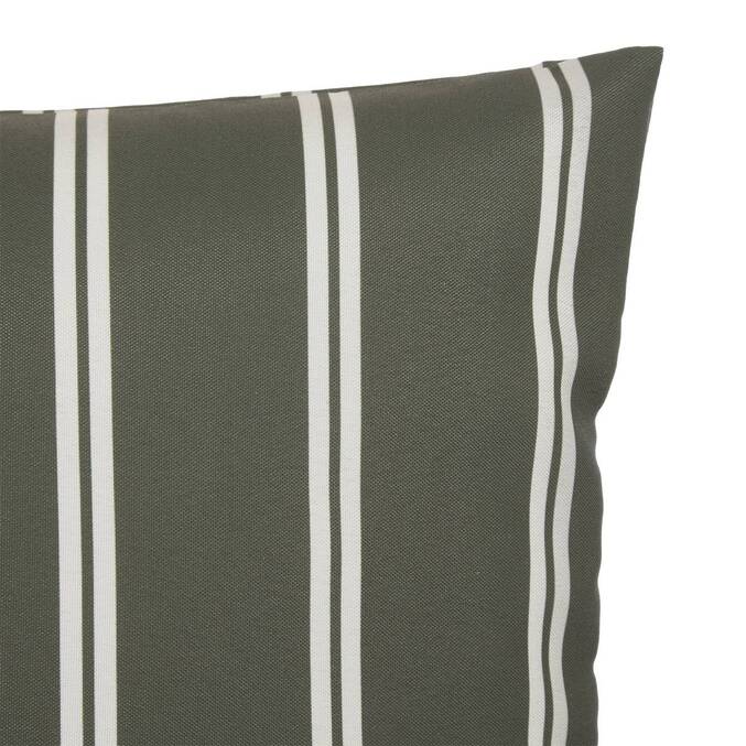 Housse de coussin d'extérieur rectangulaire TILEO Vert foncé