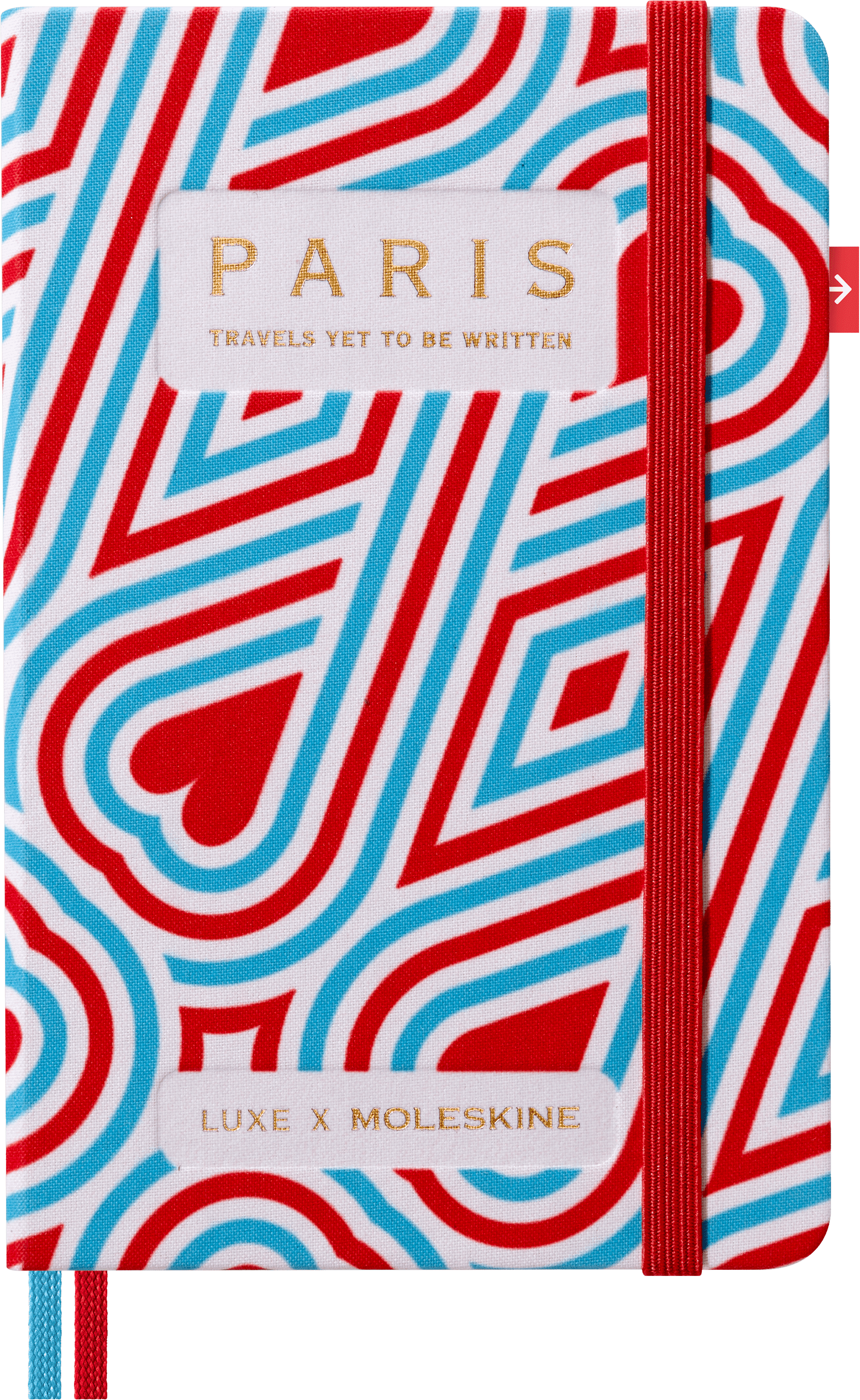 Paris Travel Guide LUXE x Moleskine Paris City Notebook, Hard Cover