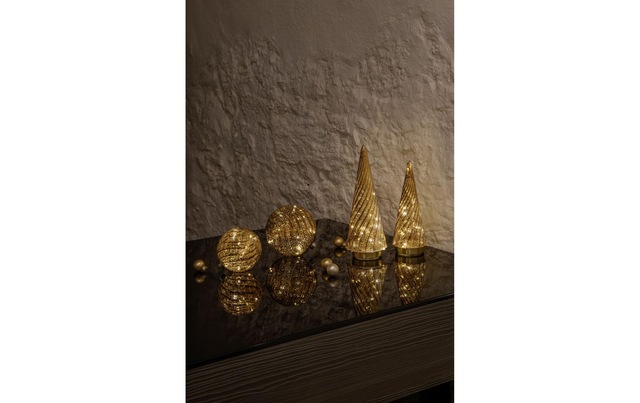 STT LED Dekofigur »tree brown, 33 cm« Warmweiss