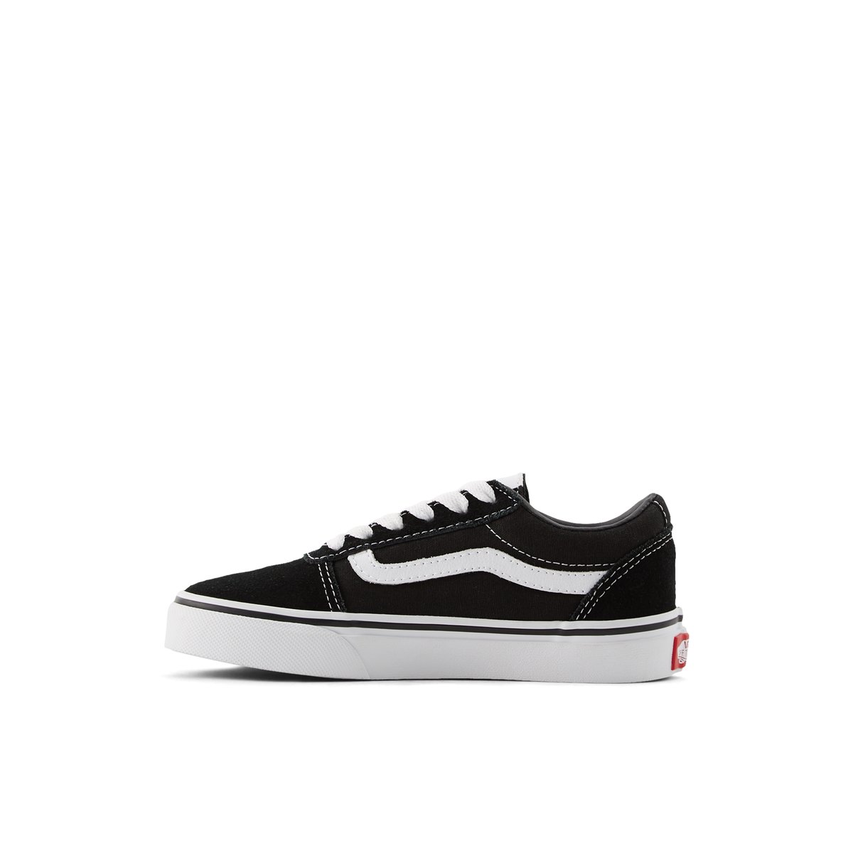 VANS-Ward-l-Baskets de skate - Talon plat - Noir/Blanc