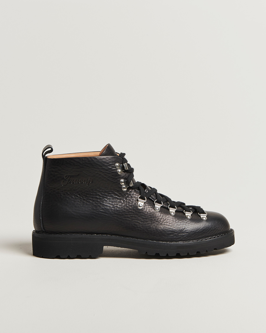 Fracap M120 Grained Leather Boot Black