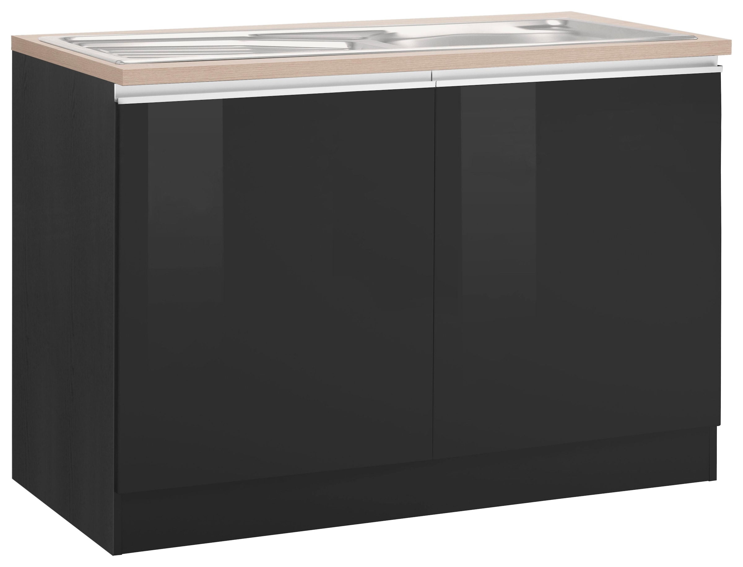 KOCHSTATION Spülenschrank »KS-Ohio« Breite 120 cm