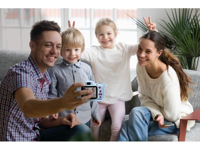 Lexibook Kinderkamera Schneekönigin mit Schutz Robuste Digitalkamera für junge Fotografen