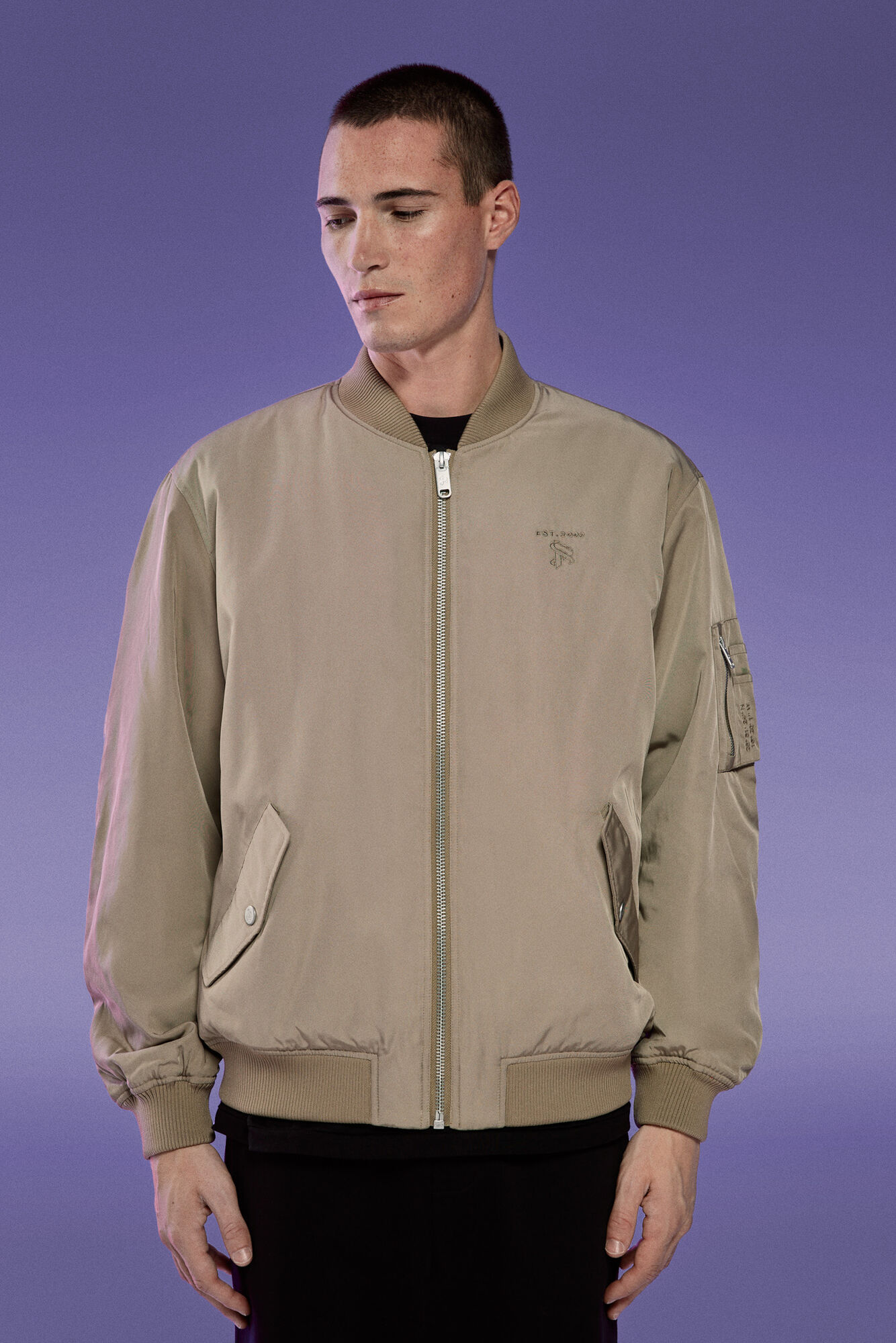 Jaqueta bomber acolchoada da Pedri x Springfield