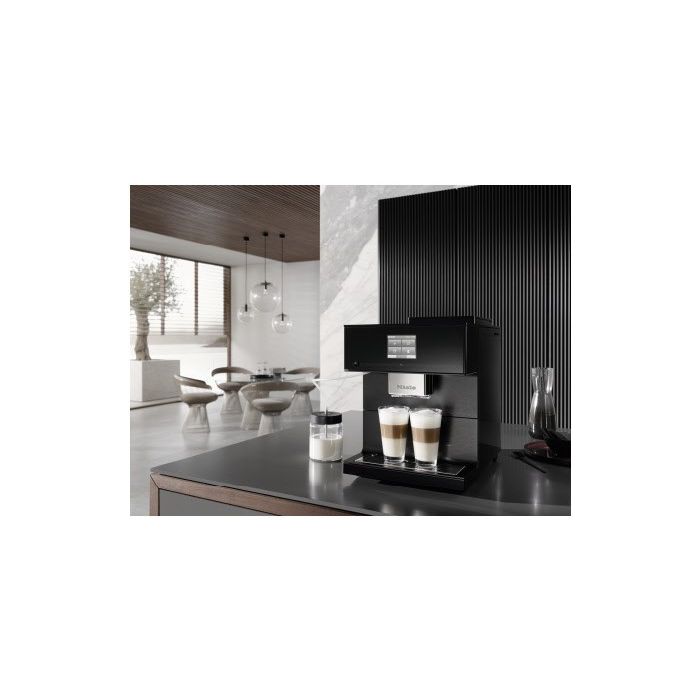 Miele Stand-Kaffeevollautomat CM 7550 CoffeePassion Obsidianschwarz
