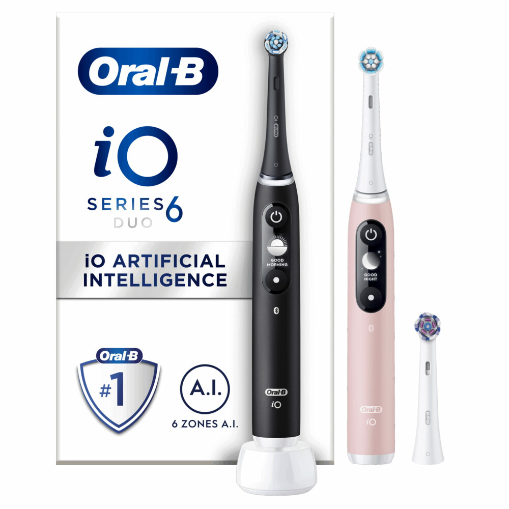 Oral-B Elektrische Tandenborstel iO 6 Duo Zwart & Roze1 set