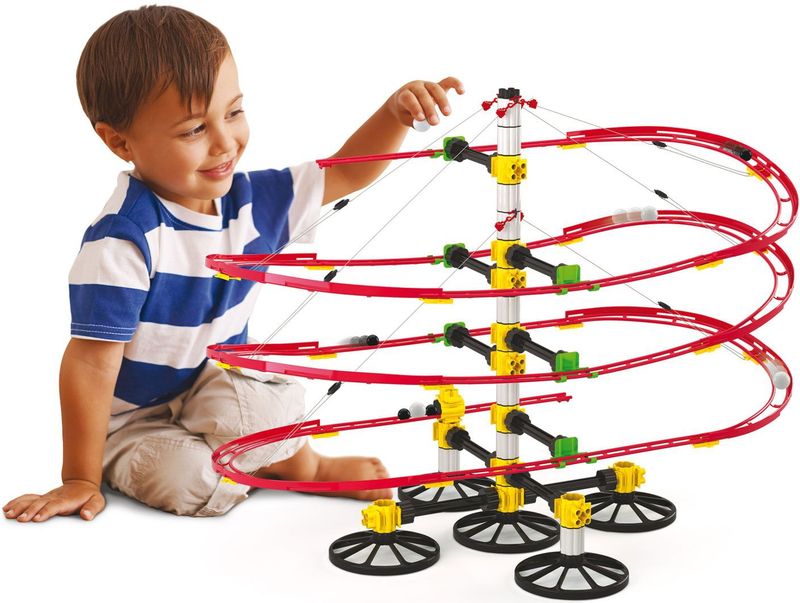 Quercetti - 6630 Skyrail - Marble Run Constructiespeelgoed