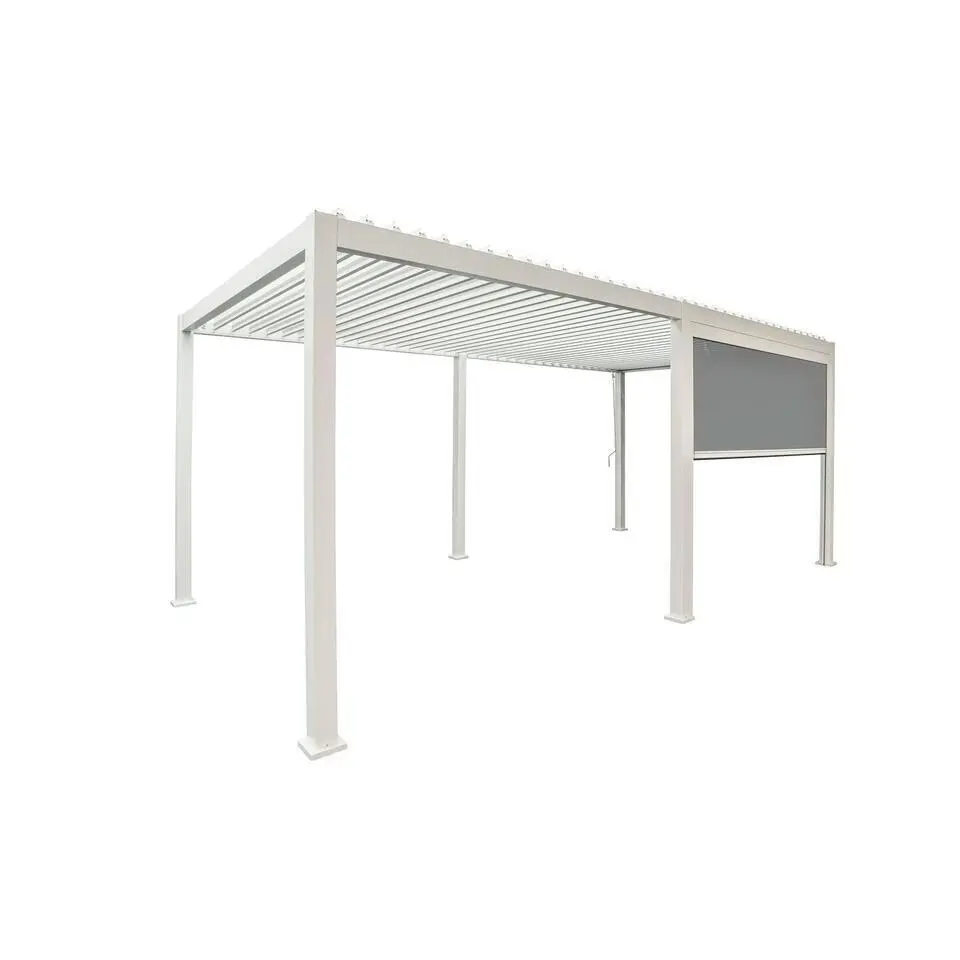 Mirador pull down zijscherm 3M windscherm wit