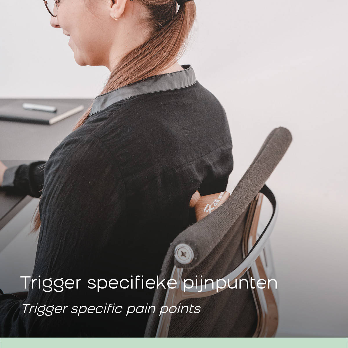 TMX Trigger Original massage drukknop 3 cm grijs