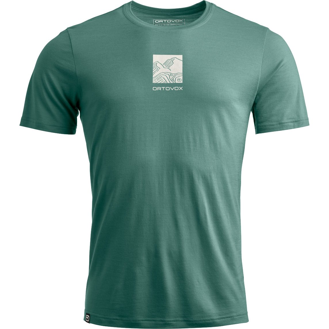 ORTOVOX 120 Cool Tec Abstract T-Shirt Herren arctic grey