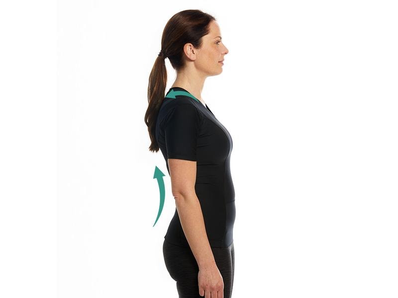 Anodyne Posture Shirt 2.0 Damen schwarz M Ergonomisches Haltungsshirt für eine gute Körperhaltung