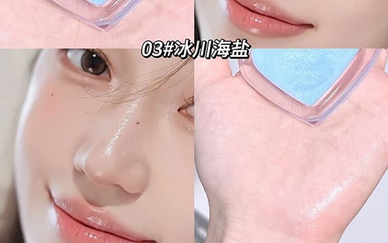 Gege Bear - Clear Watery Cheek Highlighter - 1-4