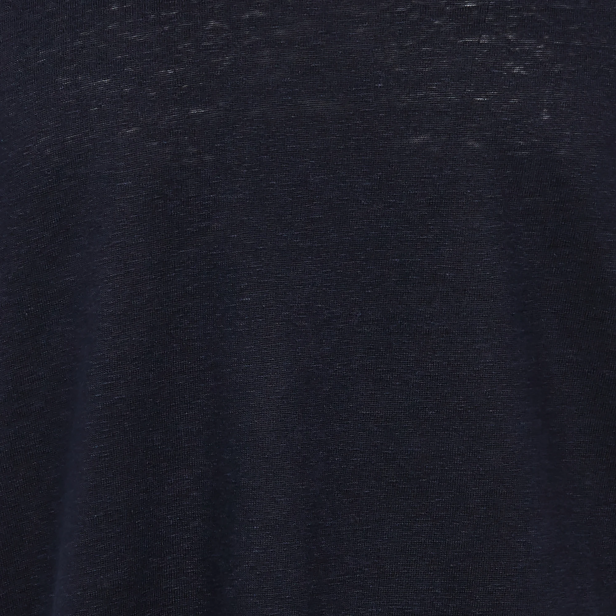Tee-shirt col rond regular-fit en lin | Bleu