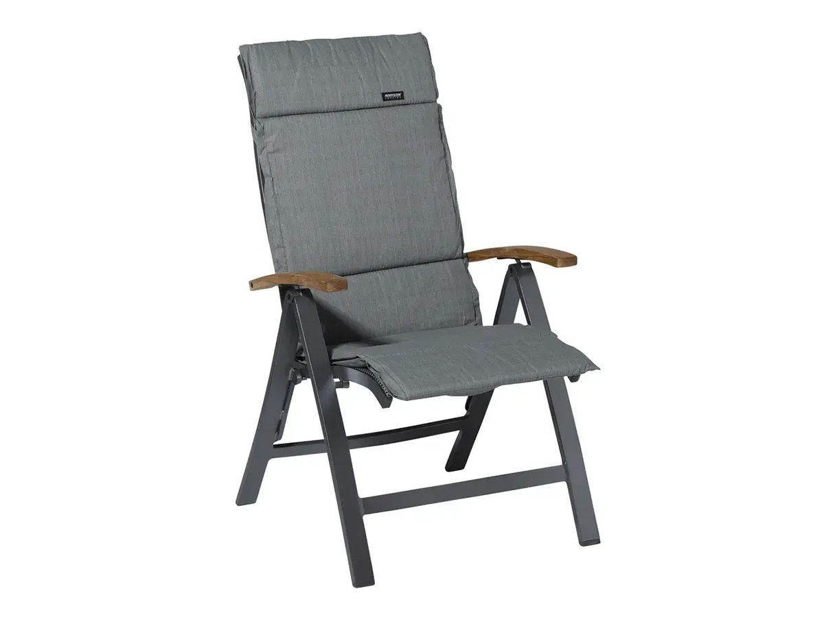 Madison Basic grey Fiber tuinkussen