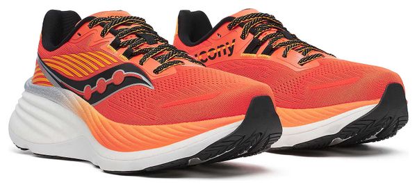 Chaussures Running Saucony Hurricane 24 Orange/Noir Homme