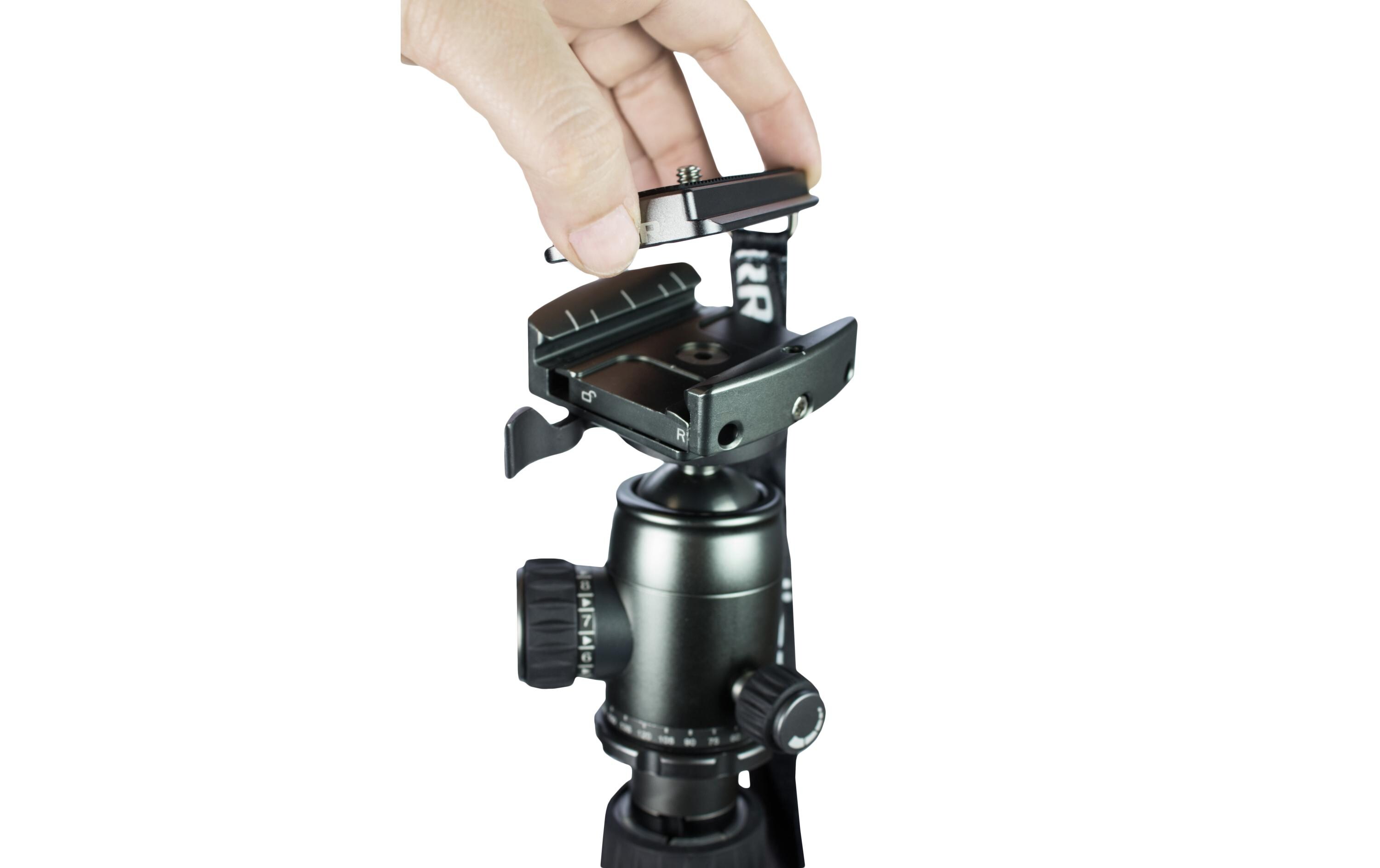 Stativ Alu HQ-1650 inkl. Kugelkopf<br>Alu-Stativ mit Kugelkopf