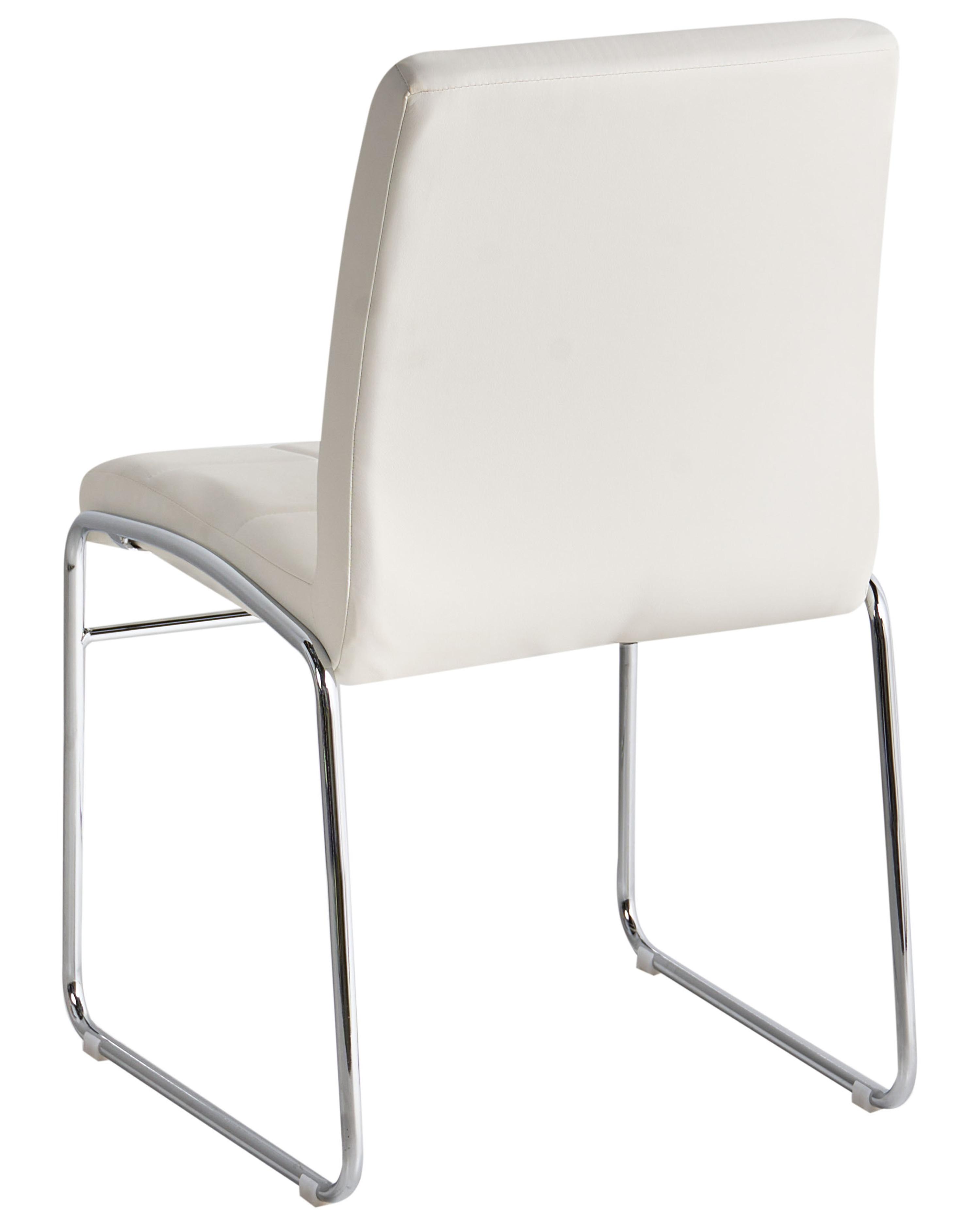 Set van 2 eetkamerstoelen KIRON Kunstleer Wit