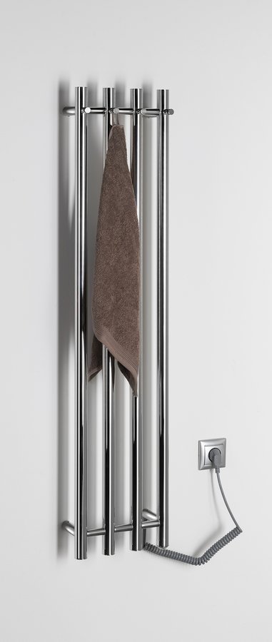 Sapho Papinado elektrische handdoekradiator 26.3x120cm chroom 85W