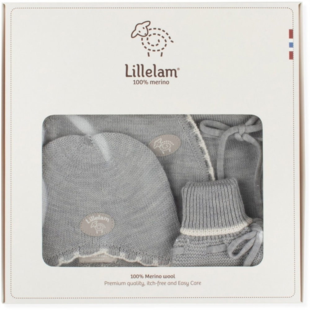 Heldragt Sæt Mellemgrå - Lillelam → Luksusbaby.dk