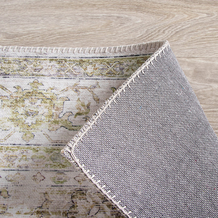 Vintage vloerkleed - Lago Groen/Creme | Hoge kwaliteit