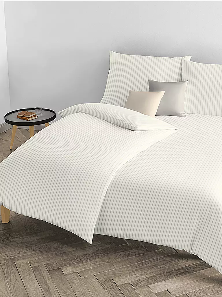 FLEURESSE Damast Bettwäsche Melk 70x90cm / 140x200cm Creme creme