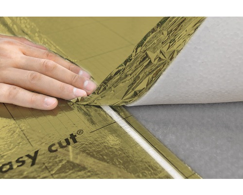 SELITFLEX® 1,6 mm AquaStop parket- en laminaatondervloer, 18 m², met overlapping en plakstrips