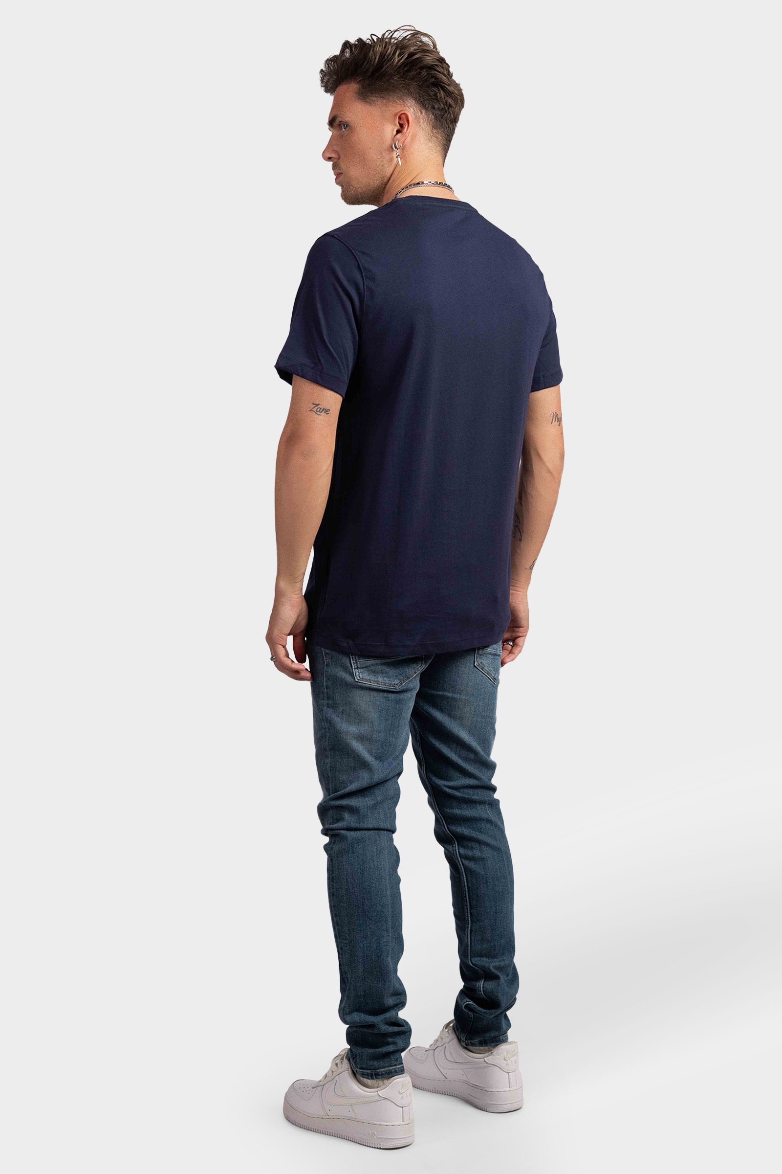 Michael Kors FD Modern T-Shirt Heren Donkerblauw