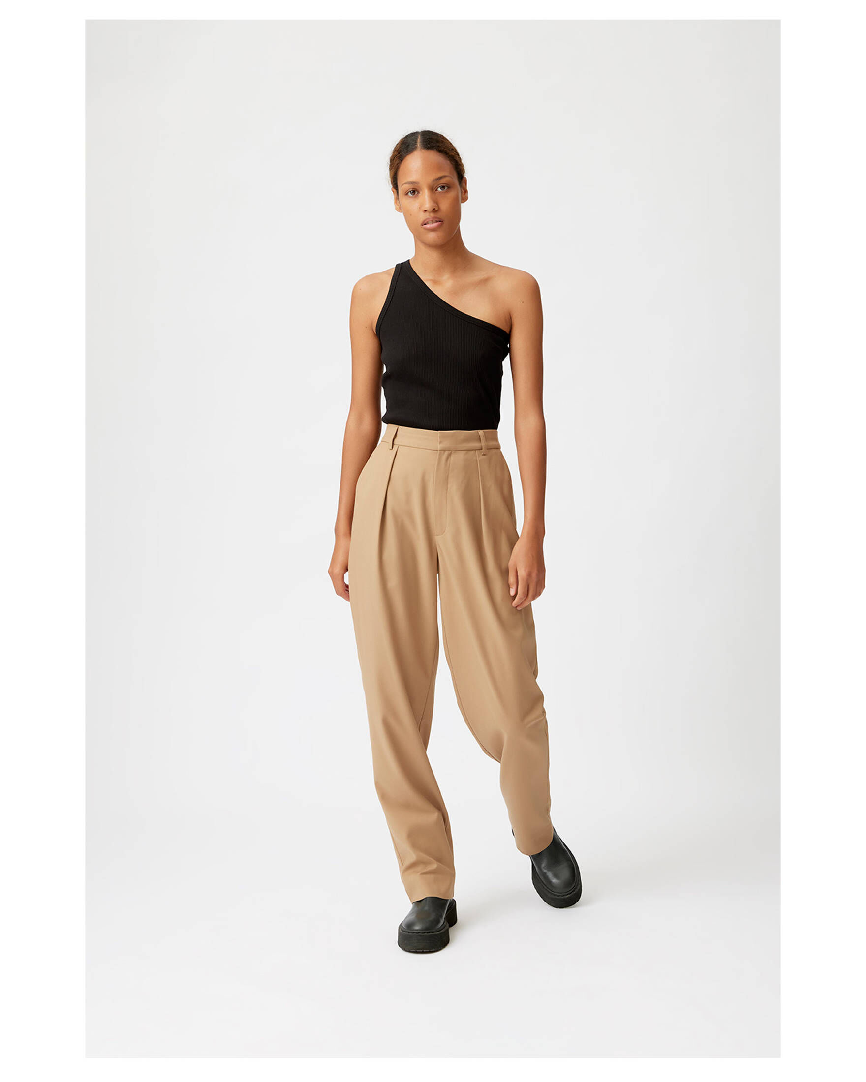 GESTUZ| Damen Bundfaltenhose PAULAGZ Regular Fit