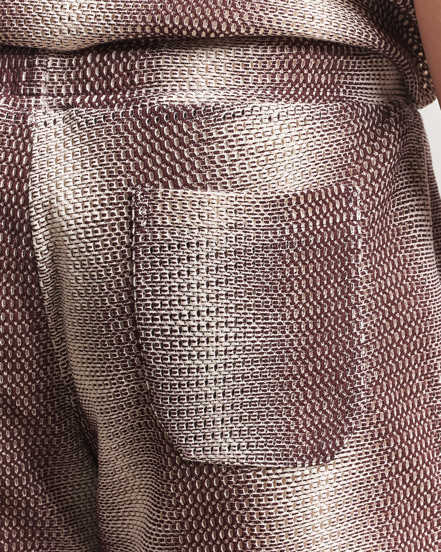 OAS Cotton Net Shorts Merlot Echo