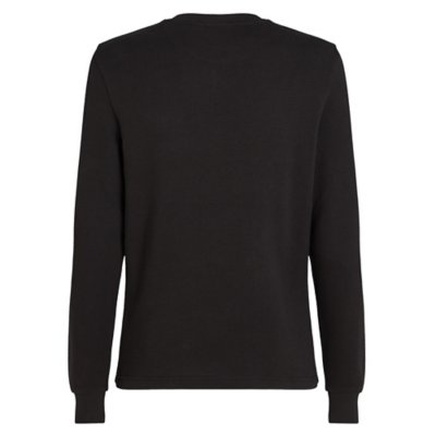 Tee-shirt à manches longues homme Woven Label Waffle CALVIN KLEIN