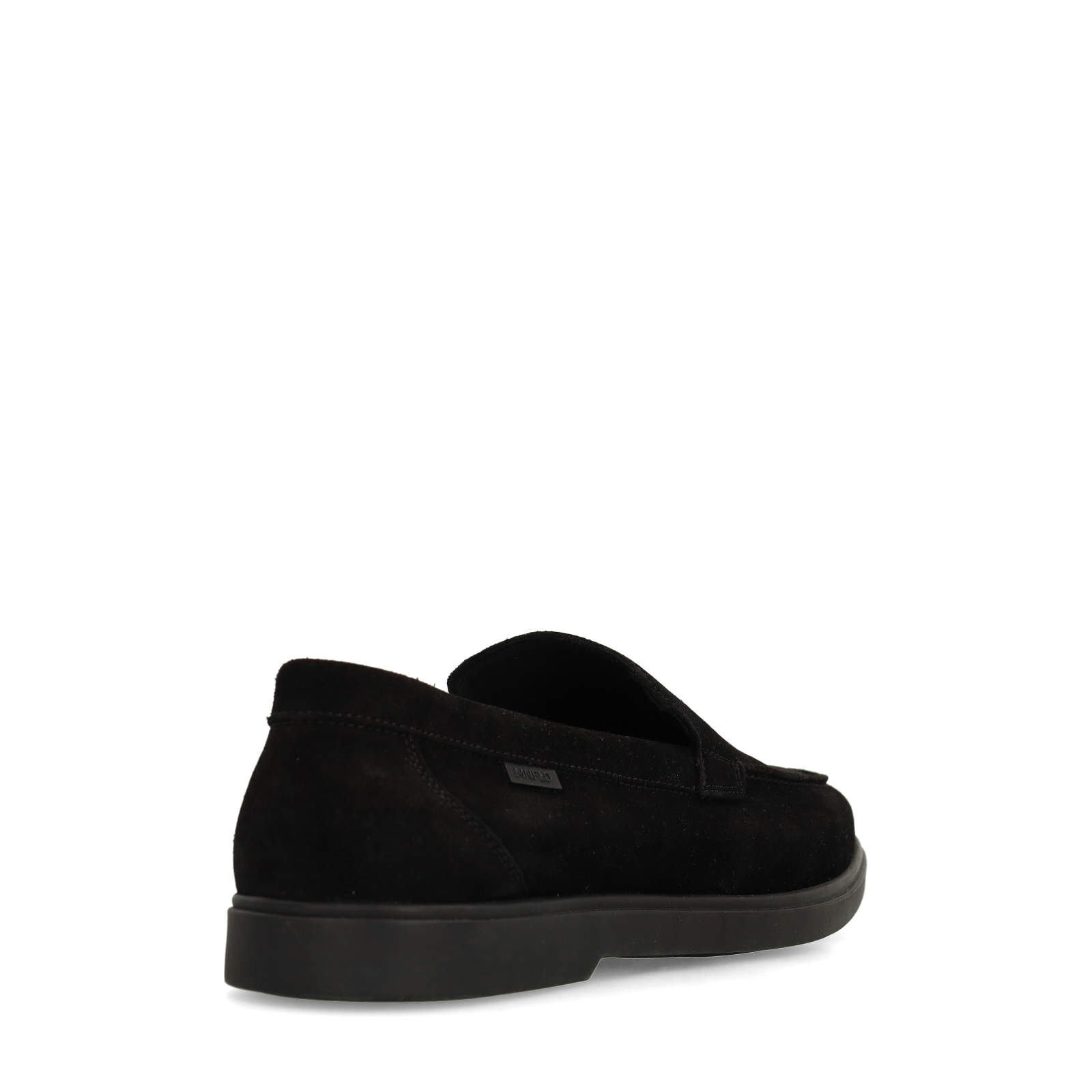 Zwarte suède loafers