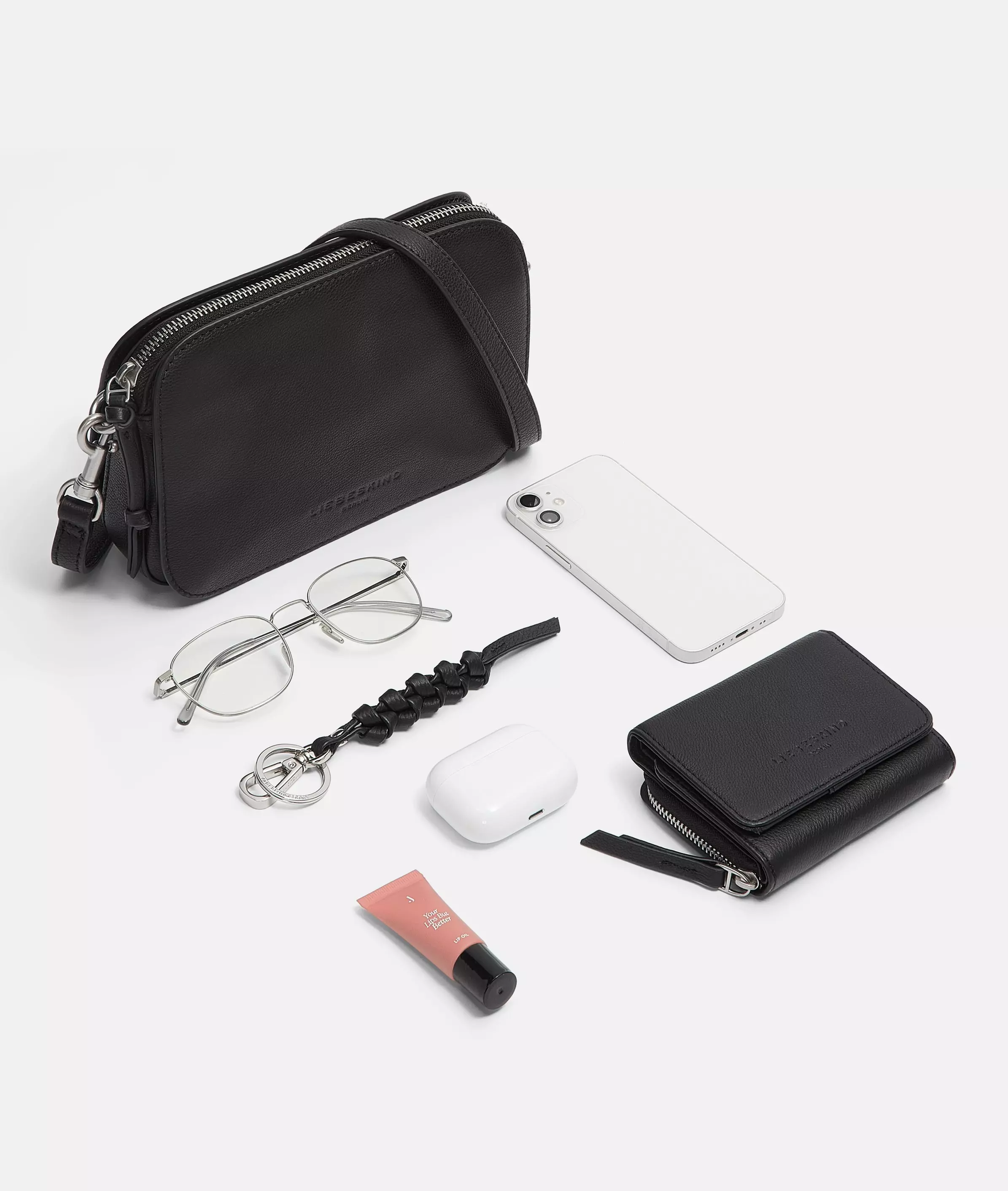 Luka Crossbody S Small crossbody bag made from smooth leather