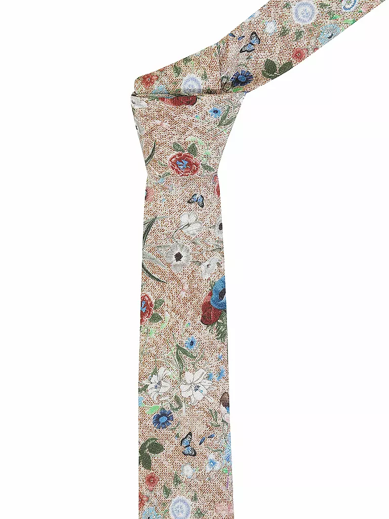 SEIDENFALTER Krawatte PRINCE BOWTIE beige