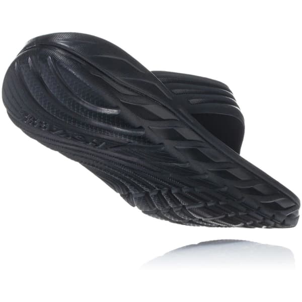 Tong de récupération HOKA ONE ONE ORA RECOVERY FLIP BLACK/DARK GULL GRAY