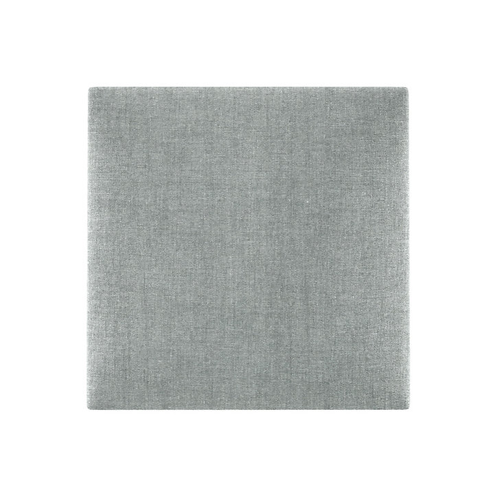Coussin mural en tissu argent 30 x 30 cm Stegu