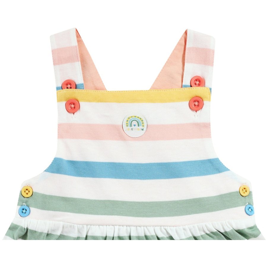 JACKY Latzkleid RAINBOW ringel