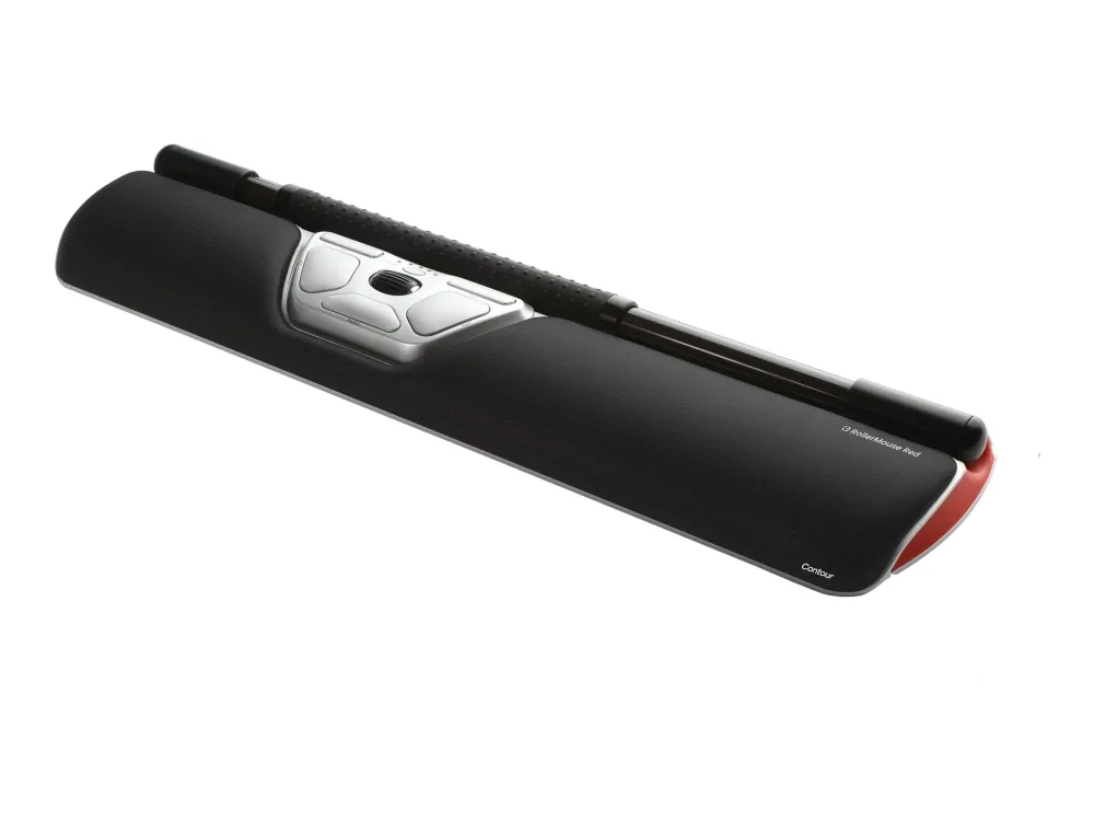 Contour RollerMouse Red - Centreret mus - ergonomisk - 7 knapper - kablet