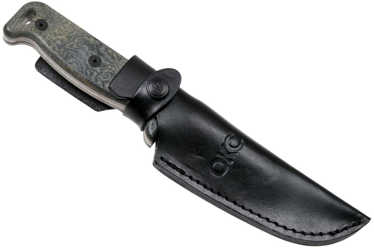 Ontario Black Bird ML5 Micarta 7502 survivalmes, Paul Scheiter design