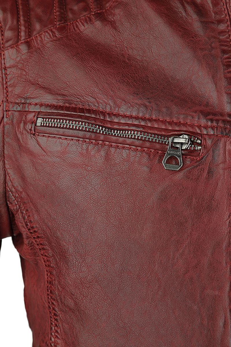 Camren Slim Fit NSLVW | Gipsy Veste en cuir