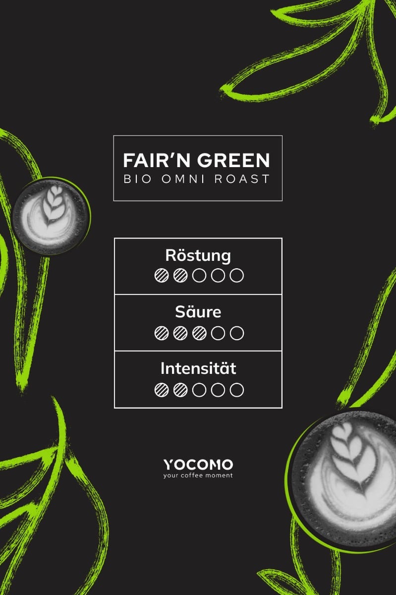 YOCOMO Fair 'n Green Bio Omni Roast Vorteilspaket 3kg