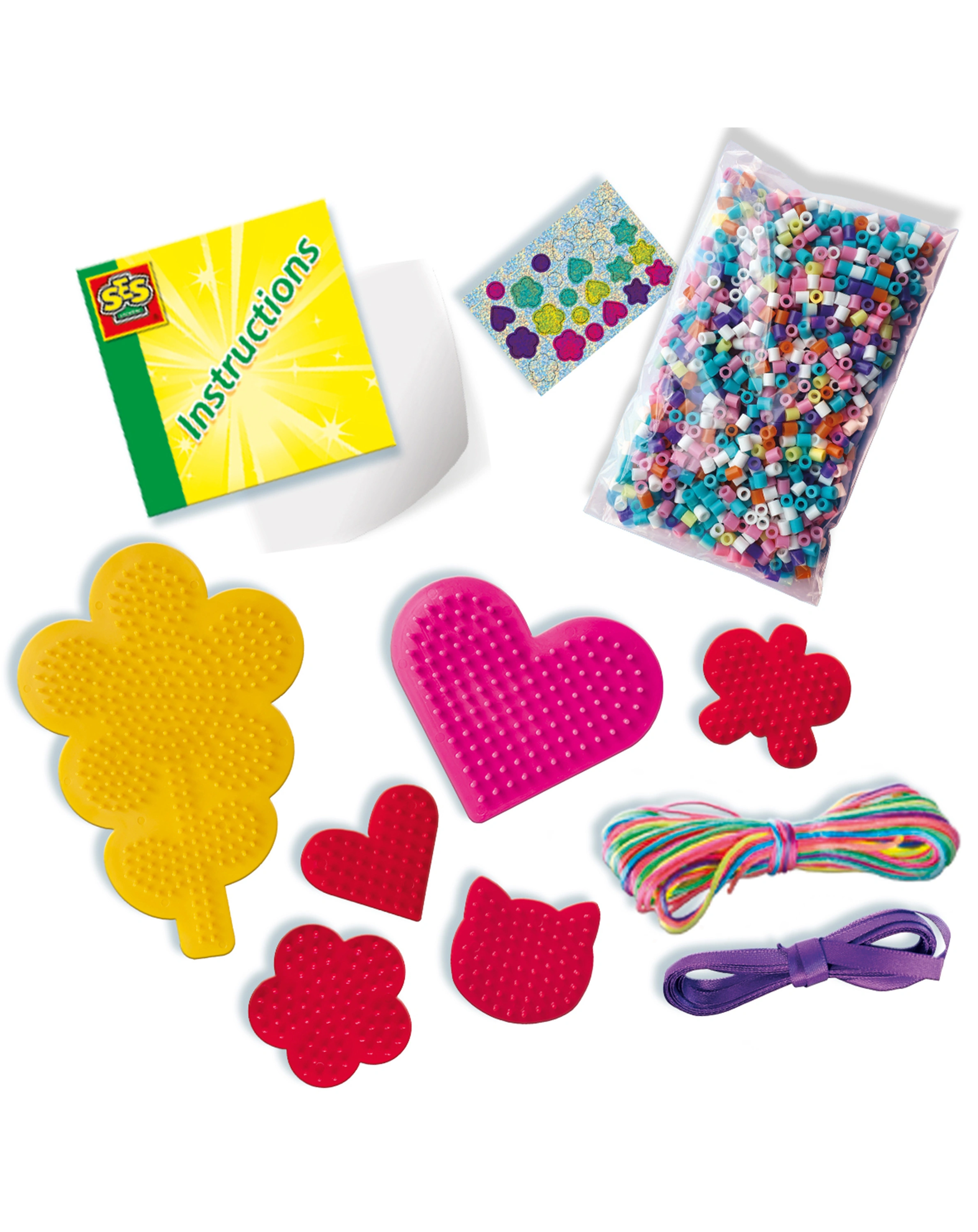 Bügelperlen-Set BLUMENLIEBE PARFÜM mit Stecktafel