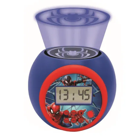 Lexibook Projector-Wecker Spiderman Marvel mit Schlummerfunktion und Weckfunktion