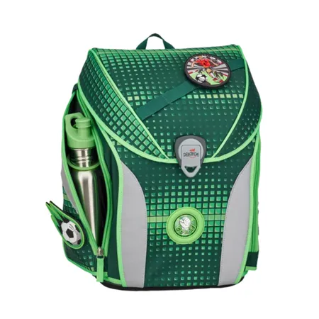 DerDieDas ErgoFlex MAX Schulranzen-Set Soccer Green