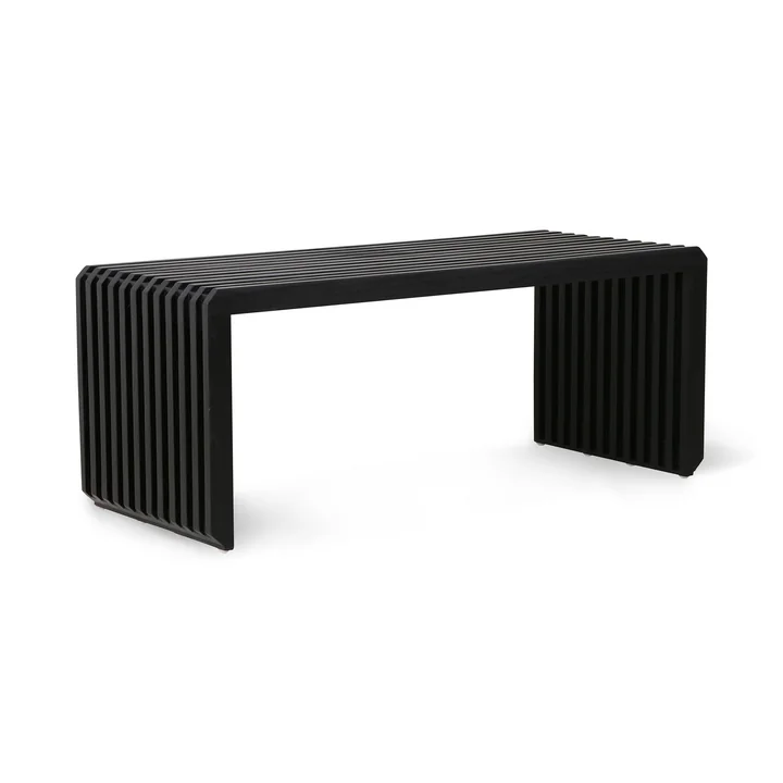 HKliving - Slatted Bank 96 cm, schwarz