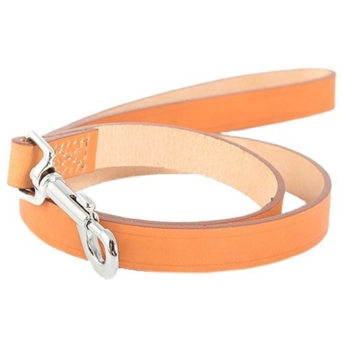 Guia para cães Heritage Leather, marrom claro